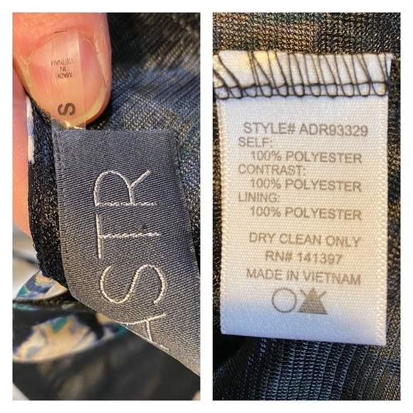 Anthropologie mesh bib shift dress - Picture 10 of 10